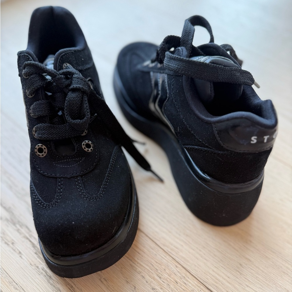 BNWOT Black Platform Sneakers Chunky Street Style | Made in Italy | Size 40 - Picture 4 of 9